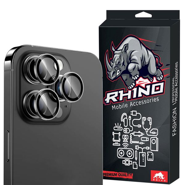 محافظ لنز دوربین راینو مدل رینگی مناسب برای گوشی موبایل اپل IPhone 13 Pro / 13 Pro Max