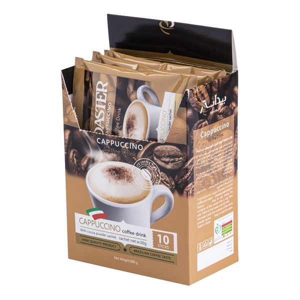 پودر مخلوط قهوه فوری کاپوچینو بیداستر - 20 گرم بسته 10 عددی