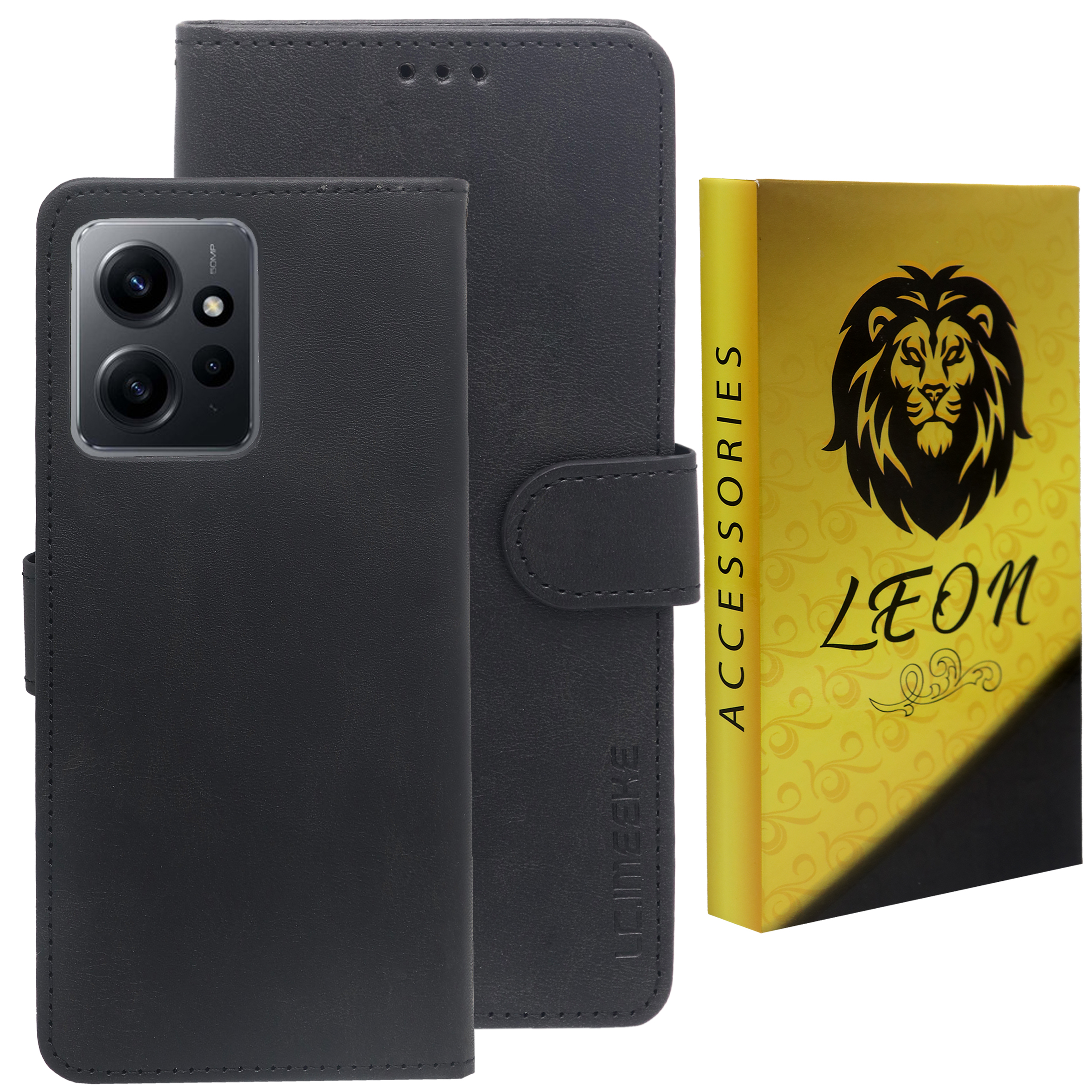 کیف کلاسوری لئون مدل Serenit Oro مناسب برای گوشی موبایل شیائومی Redmi Note 12 4G