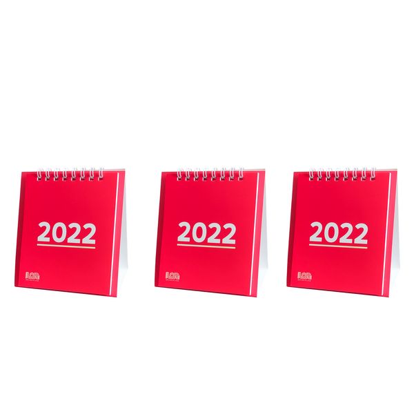 تقویم رومیزی میلادی سال 2022 انتشارات ایلیا مهر مدل C22 بسته 3 عددی