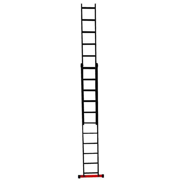 نردبان 24 پله ماندگار مدل پارس به همراه پایه تعادل