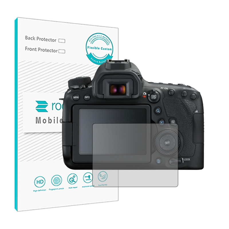 محافظ صفحه نمایش دوربین شفاف راک اسپیس مدل HyGEL  مناسب برای دوربین عکاسی کانن 6D MARK iiscreen
