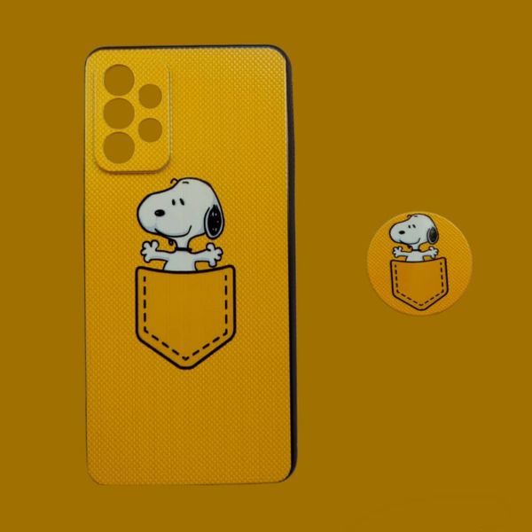 کاور گریفین مدل Cute Dog Collection مناسب برای گوشی موبایل سامسونگ Galaxy A52 4G / A52 5G / A52S به همراه پاپ سوکت 