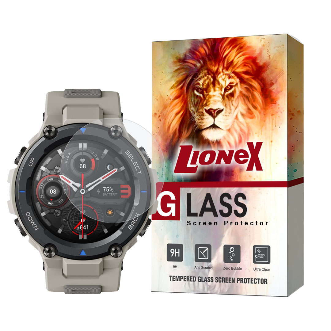  محافظ صفحه نمایش لایونکس مدل WATCHSAFE مناسب برای ساعت هوشمند آمازفیت T-Rex Pro