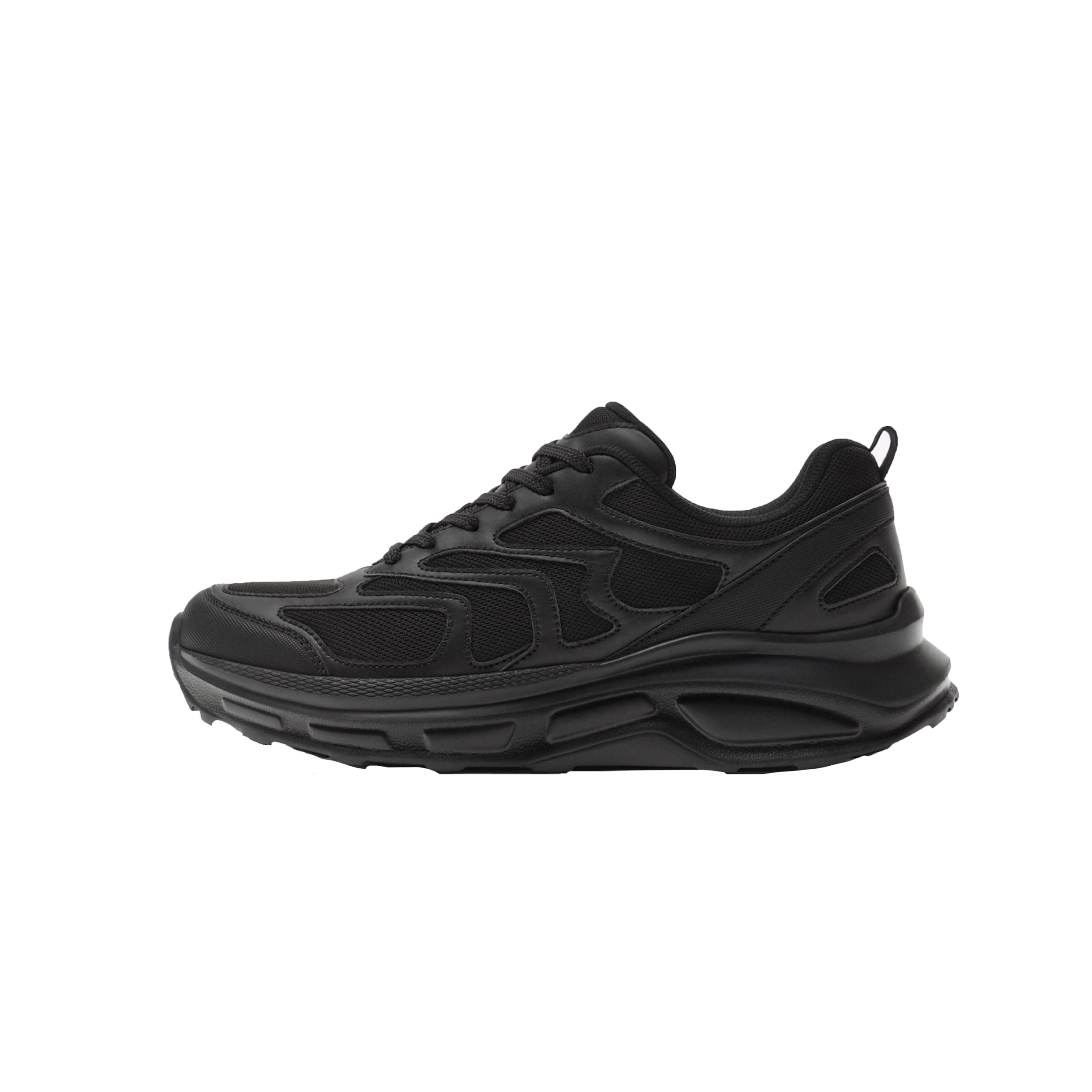 کفش مخصوص دویدن مردانه زارا مدل MONOCHROME RUNNING TRAINERS