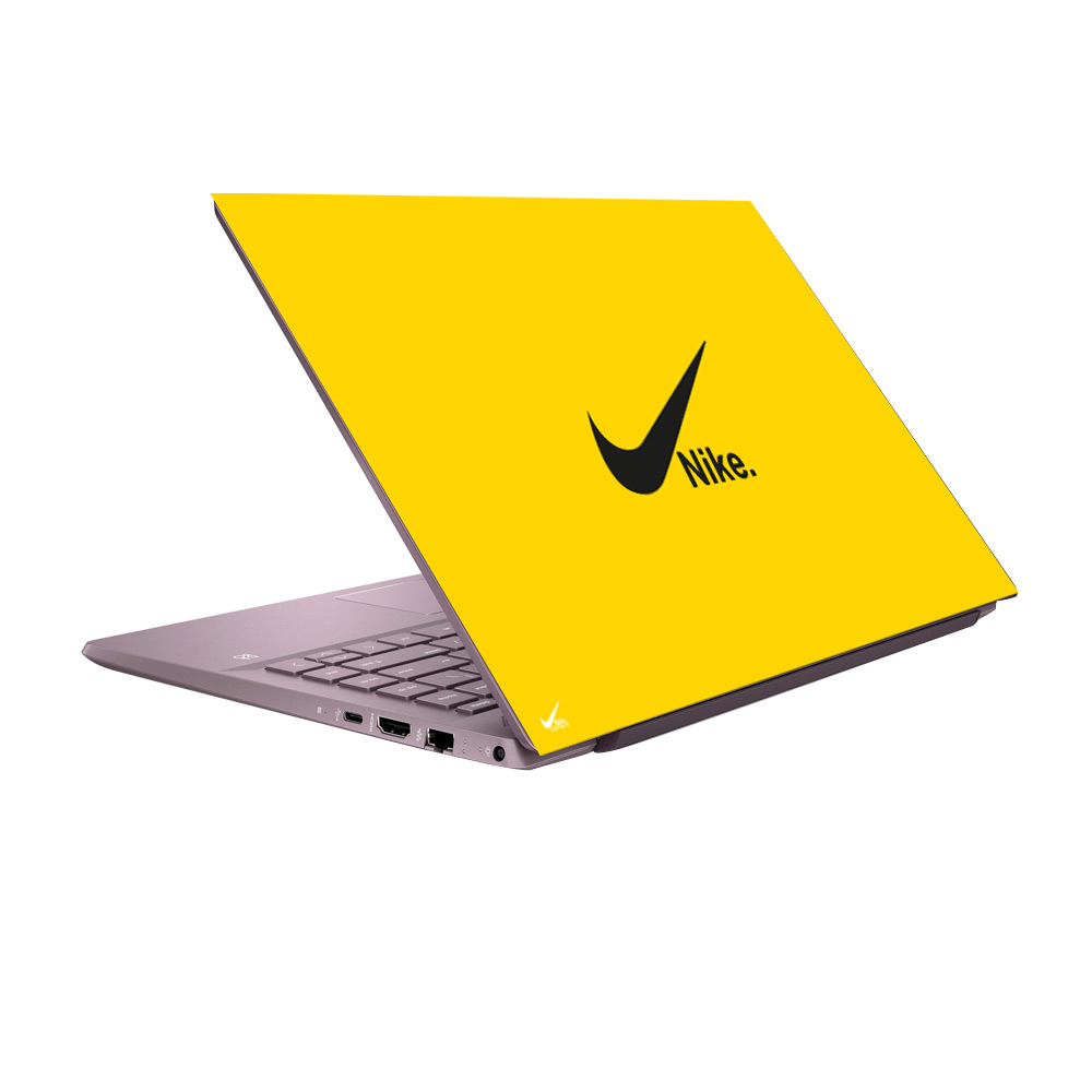استیکر لپ تاپ گراسیپا طرح نایک زرد مناسب برای لپ تاپ 15 اینچی