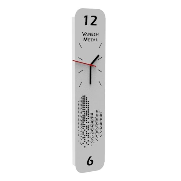 ساعت دیواری ونش متال مدل شب تاب کد VM0202-N1