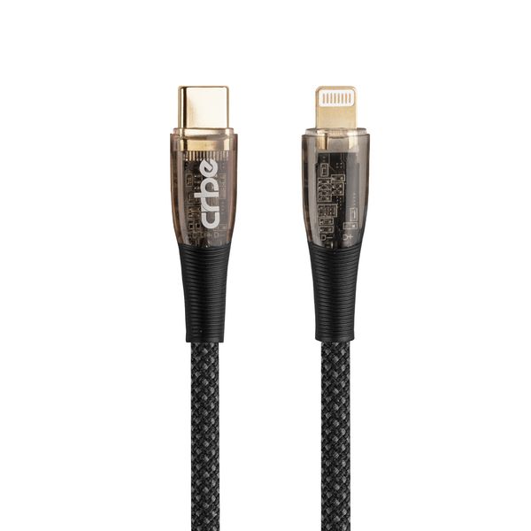 کابل تبدیل USB-C به لایتنینگ کربی مدل BE-C103CL 55W طول 1.2 متر
