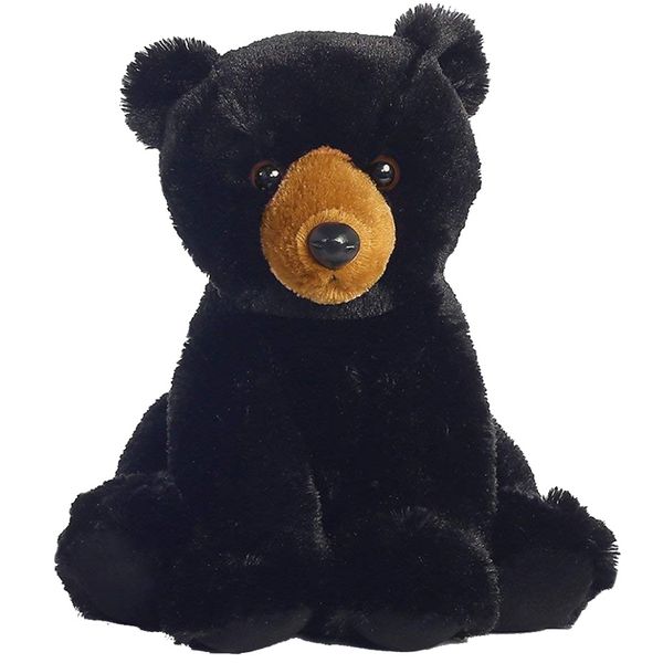 عروسک آرورا طرح خرس سیاه مدل Aurora Black Bear کد SZ5/362 ارتفاع 28 سانتی‌متر