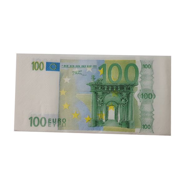 دستمال  کاغذی  جیبی  10 برگ  طرح یورو