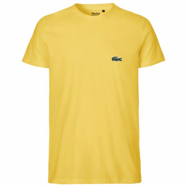 تی شرت آستین کوتاه مردانه مدل ساده تابستانی کد 76 رنگ زرد