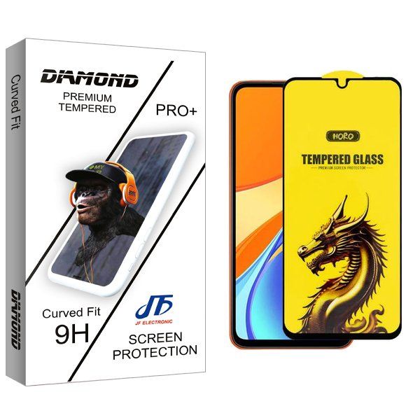 محافظ صفحه نمایش جی اف مدل Diamond Y-Horo مناسب برای گوشی موبایل شیائومی redmi 9c