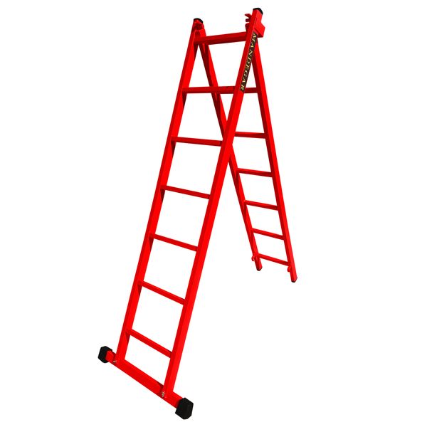 نردبان 14 پله ماندگار مدل صدف به همراه پایه تعادل
