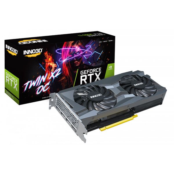 کارت گرافیک اینو تیری دی مدل Twin X2 OC GeForce RTX 3060Ti