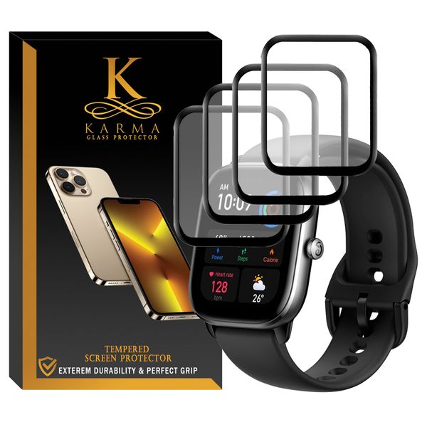 محافظ صفحه نمایش کارما مدل KA-PM مناسب برای ساعت هوشمند امیزفیت GTS 4 بسته چهار عددی
