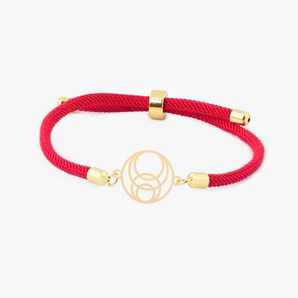 دستبند طلا 18 عیار زنانه طلای کامک مدل گلبرگ