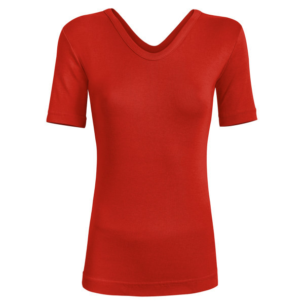 تی شرت زنانه ساروک مدل HYB رنگ قرمز