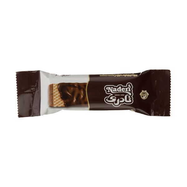 ویفر روکش دار شکلاتی نادری - 30 گرم بسته 20 عددی