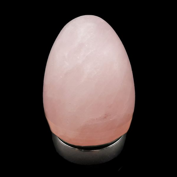 سنگ راف مدل تخم مرغ رز کوارتز کد 6-100