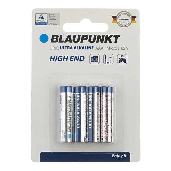 باتری نیم قلمی بلاپونکت مدل HIGH END بسته 4 عددی