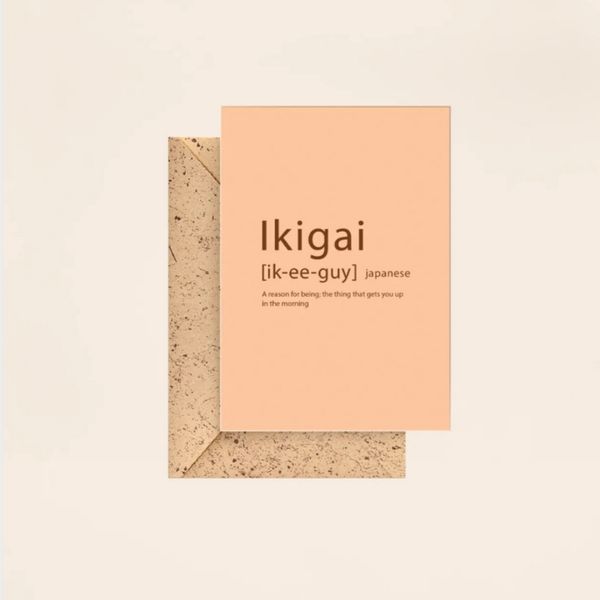 کارت پستال مریخ مدل Ikigai کد 1705
