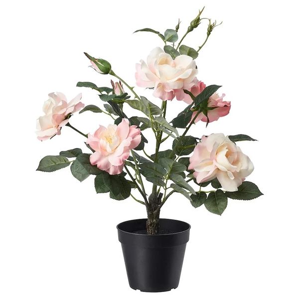 گلدان به همراه گل مصنوعی ایکیا مدل FEJKA-90532773