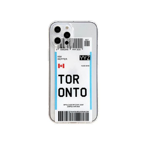 کاور جیتک مدل Air Ticket TORONTO مناسب برای گوشی موبایل اپل iphone 12 Pro Max
