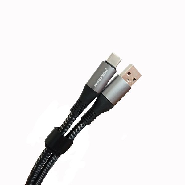 کابل تبدیل USB به usb-C فرست یو مدل C028-6A طول 1 متر