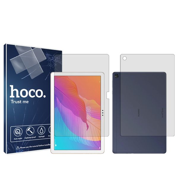 محافظ صفحه نمایش شفاف هوکو مدل HyGEL مناسب برای تبلت هوآوی Tab Enjoy2 به همراه محافظ پشت تبلت
