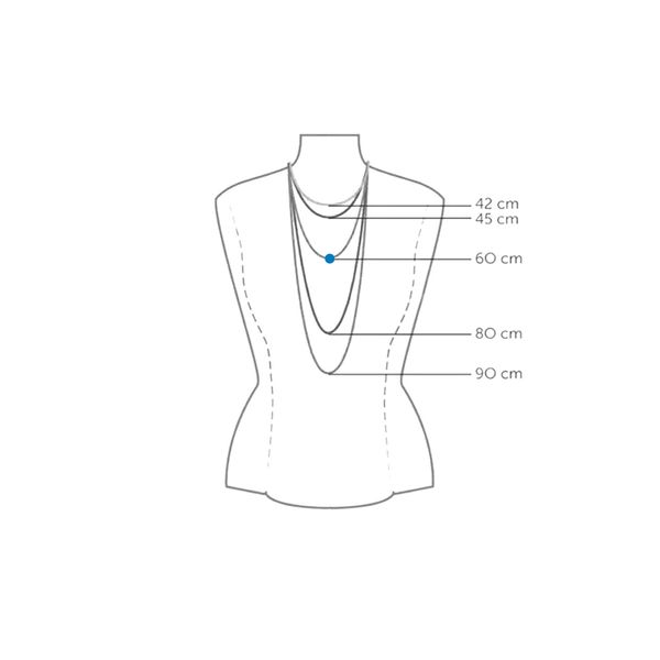 گردنبند زنانه سورئال دیزاین مدل فریماه خط میخی