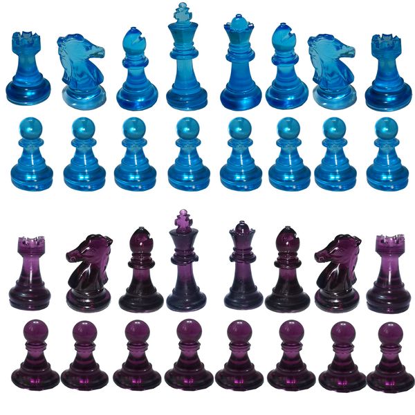 مهره شطرنج مدل ارغوان مجموعه 32 عددی 