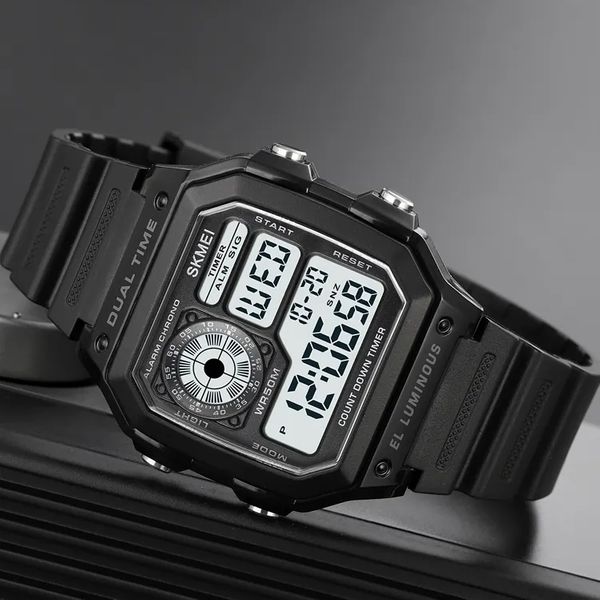ساعت مچی دیجیتال مردانه اسکمی مدل 1998-‌BK
