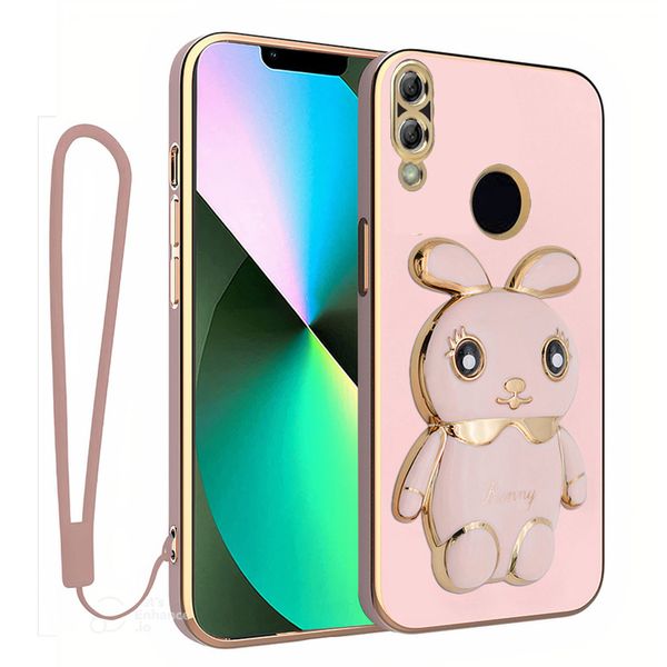 کاور اسپارتان مدل Bunny Strap مناسب برای گوشی موبایل هوآوی Y7 Prime 2019 به همراه بند