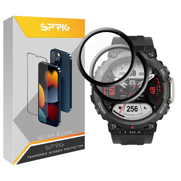 محافظ صفحه نمایش نانو اسپریگ مدل Pmma-SPG مناسب برای ساعت هوشمند امیزفیت T-Rex 2 بسته دو عددی