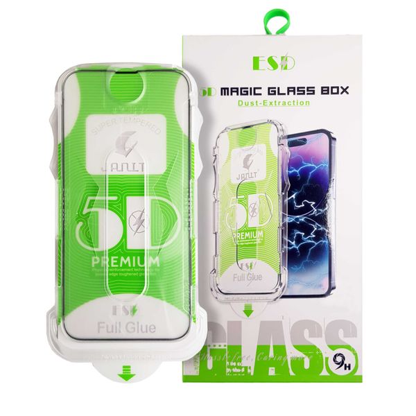 محافظ صفحه نمایش فول ای اس دی مدل Magic Glass Box مناسب برای گوشی موبایل اپل iPhone 13