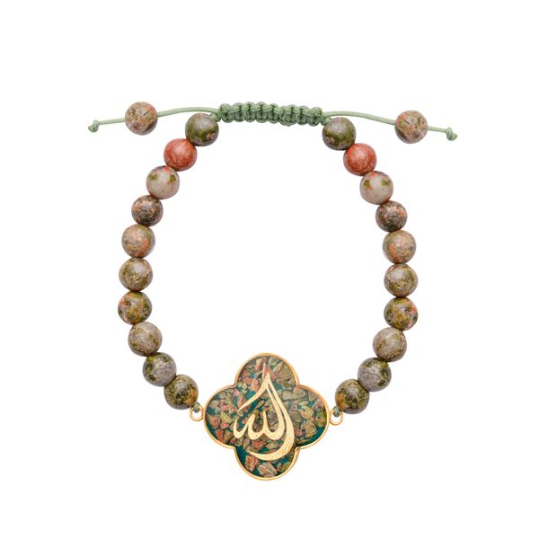 دستبند زنانه دانژه مدل سنگ الله