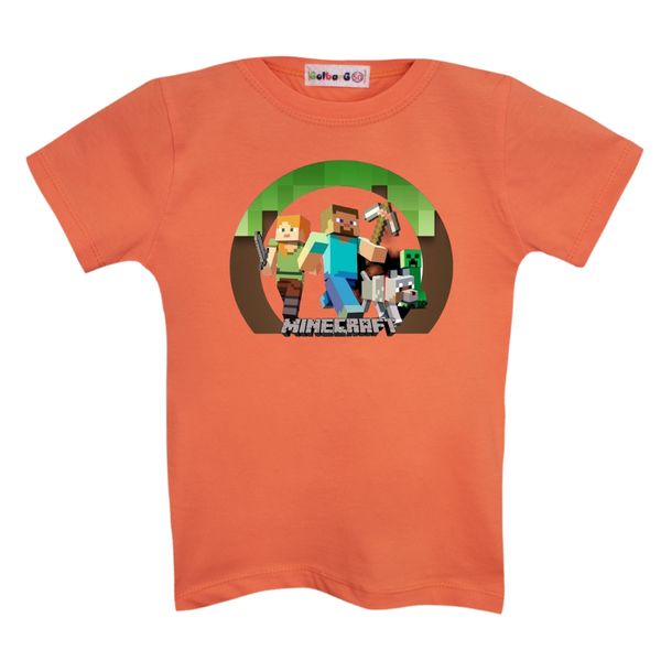 تی شرت بچگانه مدل ماینکرفت کد ۱