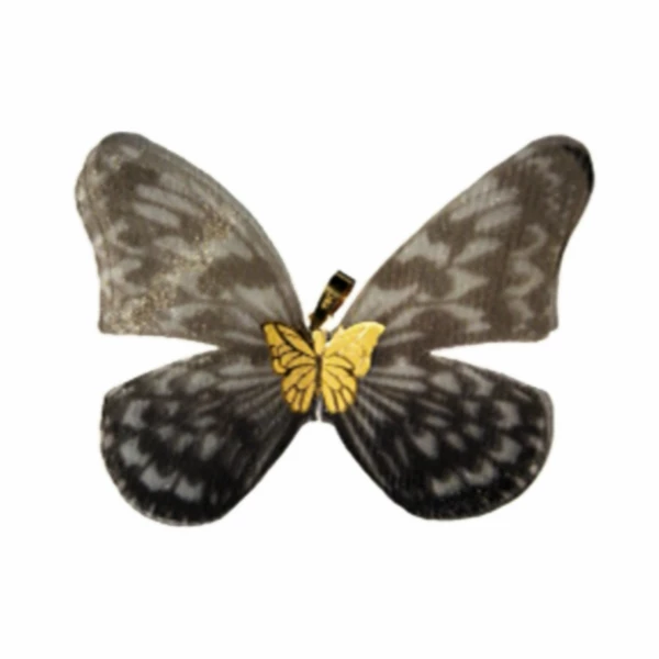 آویز گردنبند طلا 18 عیار زنانه مدل پروانه کد K013