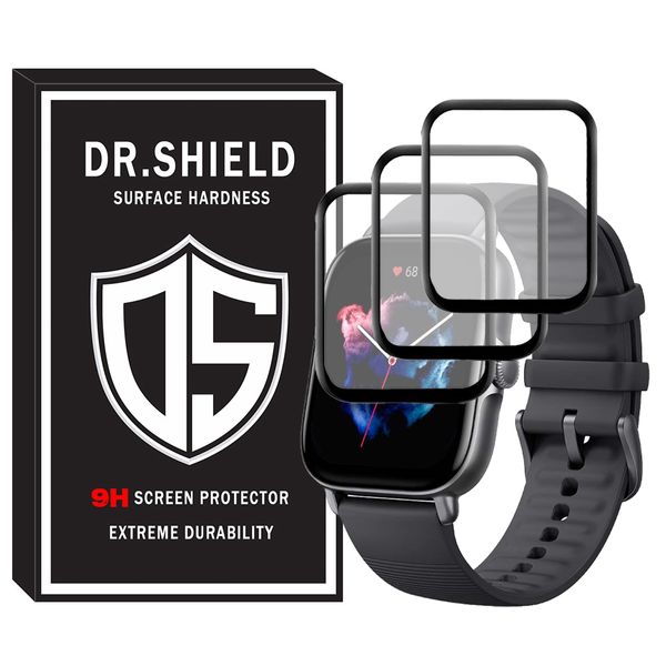 محافظ صفحه نمایش دکترشیلد مدل DR-PM مناسب برای ساعت هوشمند امیزفیت GTS 3 بسته سه عددی