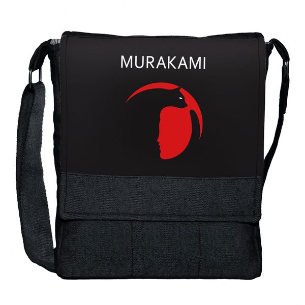 کیف رودوشی چی چاپ طرح کافکا در کرانه کد Murakami