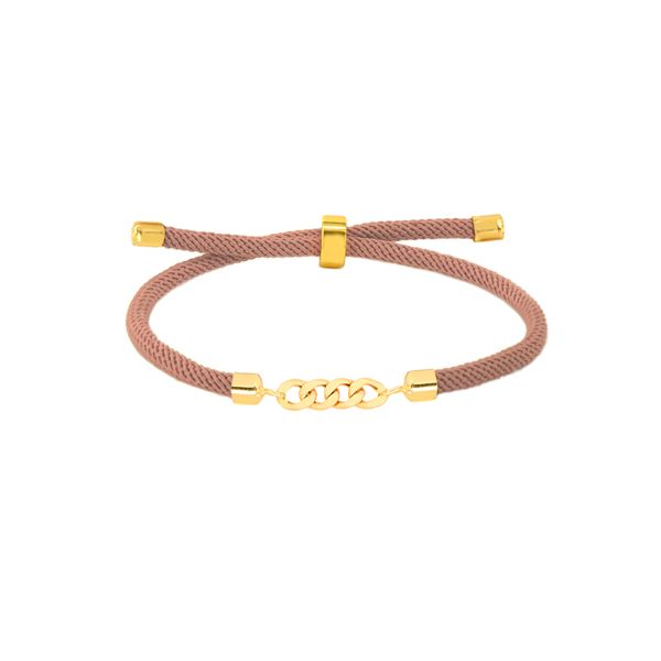 دستبند طلا 18 عیار زنانه ماوی گالری مدل چهار حلقه