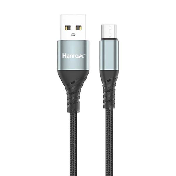  کابل تبدیل USB به microUSB هانروکس مدل C20 طول 1 متر