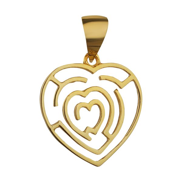 آویز گردنبند طلا 18 عیار زنانه مایا ماهک مدل MM1441 طرح قلب