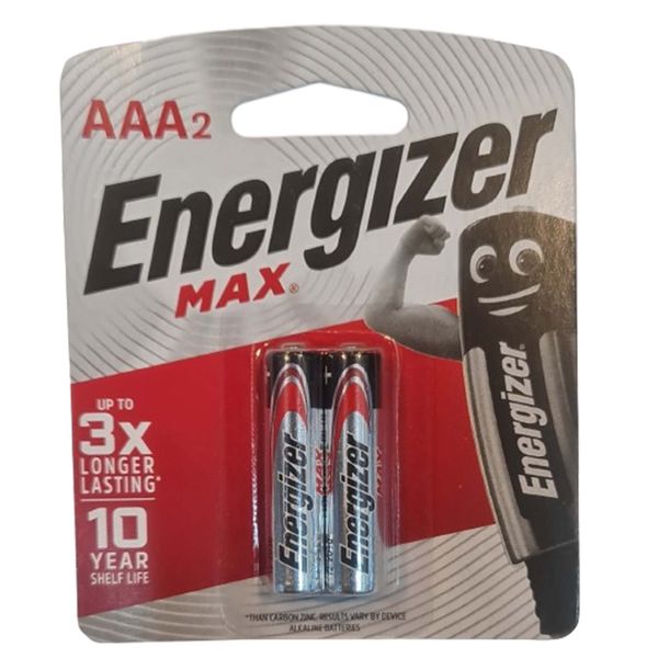 باتری نیم قلمی انرجایزر مدل KSRE-MAX بسته دو عددی