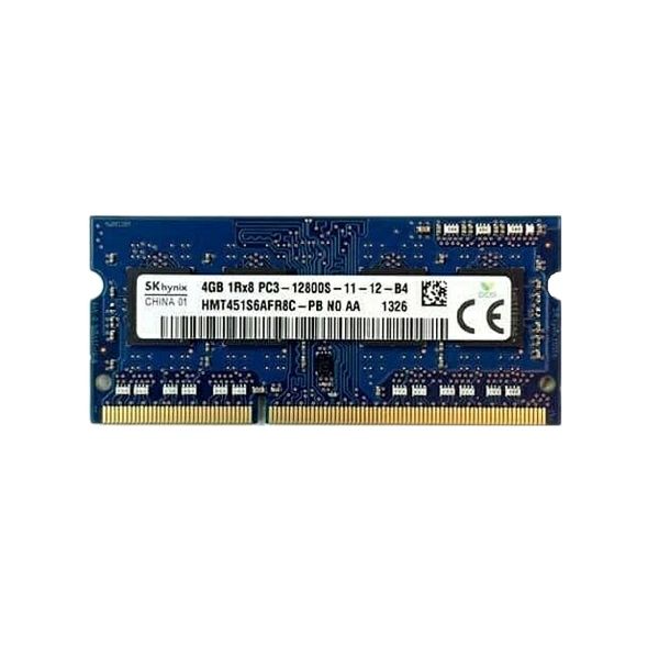 رم لپ تاپ DDR3 تک کاناله 1600 مگاهرتز CL11 اس کی هاینیکس مدل PC3-12800S ظرفیت 4 گیگابایت