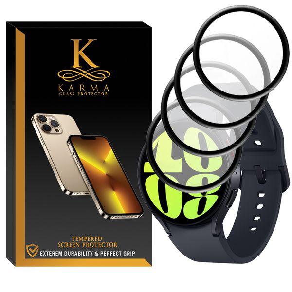 محافظ صفحه نمایش کارما مدل KA-PM مناسب برای ساعت هوشمند سامسونگ Galaxy Watch 6 44 mm بسته چهار عددی