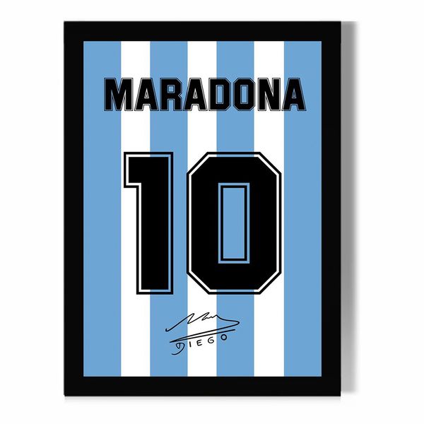 تابلو مدل دیواری طرح پیراهن آرژانتین دیگو مارادونا Diego Maradona کد FD484