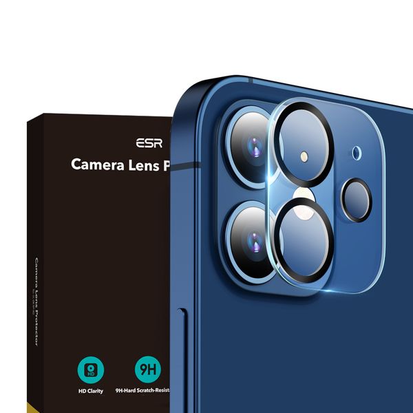 محافظ لنز دوربین اي اِس آر مدل CLP5785 مناسب برای گوشی موبایل اپل iPhone 12 بسته 2 عددی