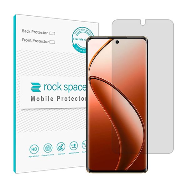 محافظ صفحه نمایش شفاف راک اسپیس مدل Anti Shock مناسب برای گوشی موبایل ریلمی Realmi 12Pro Plus