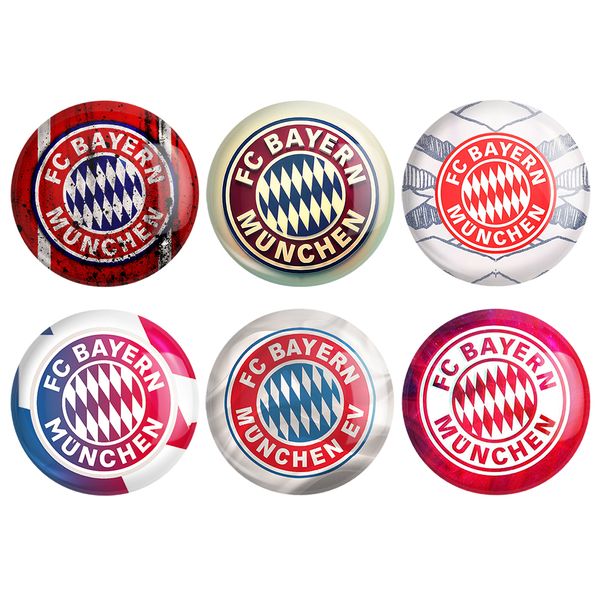 مگنت خندالو طرح باشگاه بایرن مونیخ FC Bayern Munich کد 1724B مجموعه 6 عددی